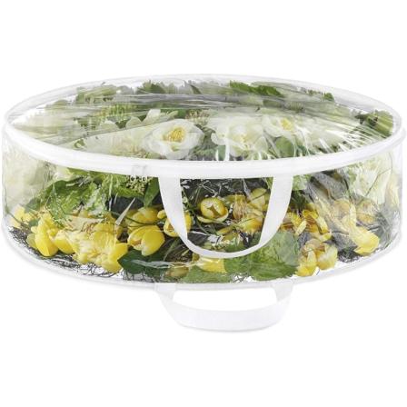 Kirkas jokapäiväinen seppelepussi, 24 tuuman suojaseppeleet - H