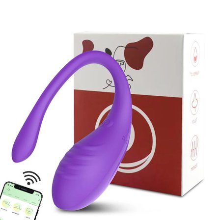 APP-styrd Vagina Vibrator 9 Hastigheter Klitoris Anal Vibrerande Ägg Massager Bärbar Stimulator Vuxen Par Sexleksaker för Kvinnor