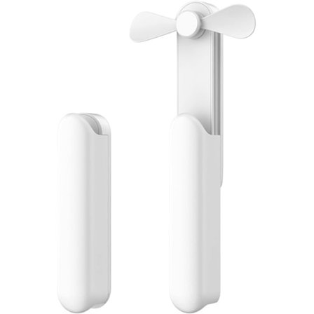 Håndholdt vifte med 2000mAh batteri, 24 timers driftstid, lommevifte, bærbar USB-drevet sammenleggbar vifte, 3 hastigheter