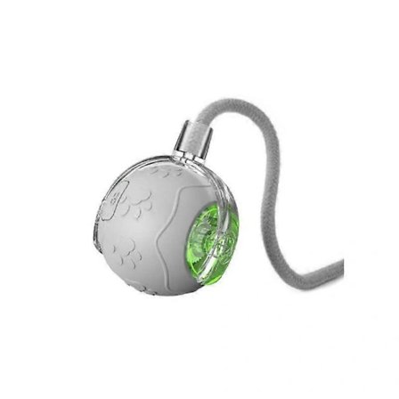 Interaktiv kattleketøyball for innekatter, 2025 Ny Speedy 3.0 Hale Kattleketøy Grå-tau Stil