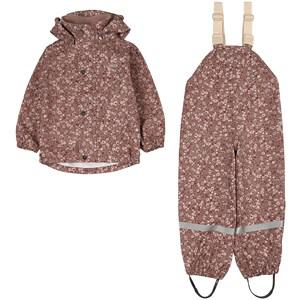 Kuling San Marino Recycled Rain Set Lilac Flower 122/128 cm - Clothing sets - 122/128 cm - Purple