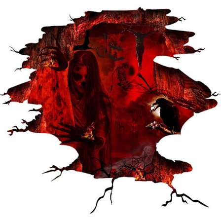 Halloween Klistermærker Halloween Dekoration Halloween Vægklistermærke Halloween Baggrund Vægklistermærke Vindue Hjem Dekoration Decal Indretning