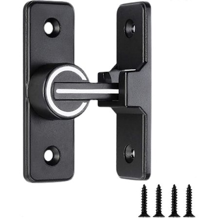 Kraftig Flip Dørlås, Sikkerheds Stalddør Låsebolt 90 Graders Zinklegering Portlås Til Stalddør Lås Have Garage Skydedør