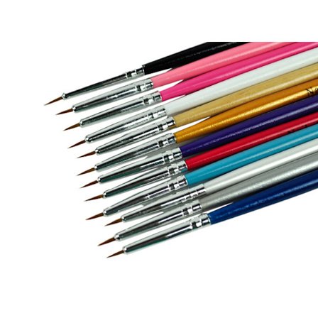 1 neglebørste til nail art