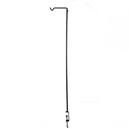 Teräksinen pöydän koukku - 3,6 x 22,2 x 112,2 cm - Musta