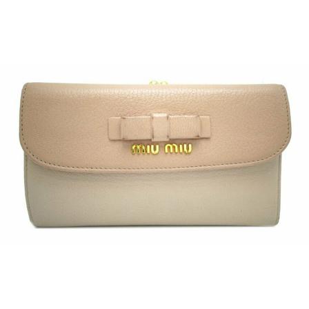 Miu Miu Pre-owned, Wallets & Cardholders Beige, Dames, Maat:ONE Size