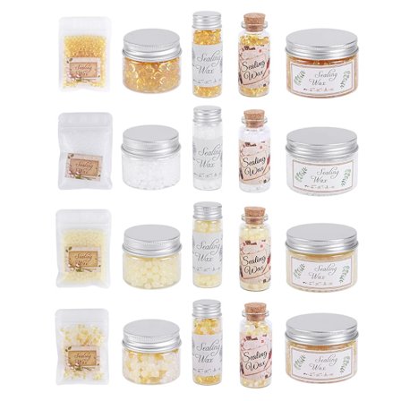 Clear Wax Beads Pearl Sealing Fish Tail Tears Lacquer Wax Grain for Envelope Invitation Wedding Wax Decoration Craft Supplies