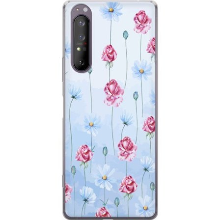 Yhteensopiva Puhelinkuori Sony Xperia 1 II Petal Reverie Sky Blue