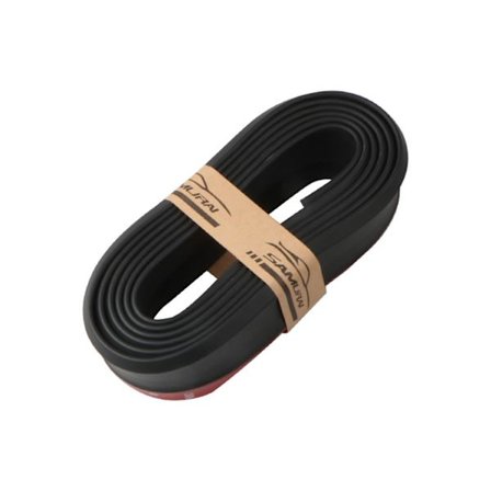 Sort frontlæbe anti-kollisions gummistrimmel Universal front