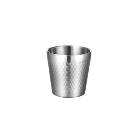 Double-Wall Beer Cups Kallvatten Drycker Cup SILVER 175ML