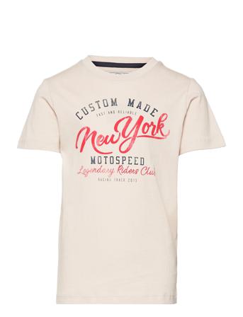 Pktgms Vincent Tee Ss - Jr Cream Produkt Junior