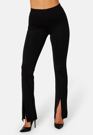 ONLY Paige Life Front Slit Pant TLR Black Klær