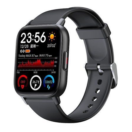 Fitness Tracker Qs16pro Smart Watch Kroppstemperatur Fitness Armband Män Kvinnor Vattentät Sport Smartklockor