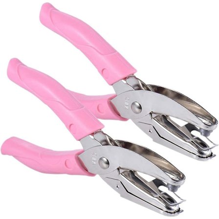 2 stk hullmaskin liten mini liten formet sirkel hullmaskin papir hullmaskiner søt enkelt hullmaskin utklippsbok