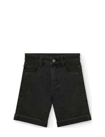 Boboli | Knit Denim Bermuda Shorts | 140