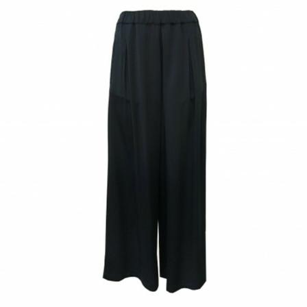 Semicouture, Wide Trousers Czarny, Kobieta, Rozmiar: L