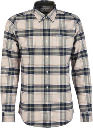 Barbour - Betsom Tailored Fit puuvillapaita - Stone Marl - Miesten