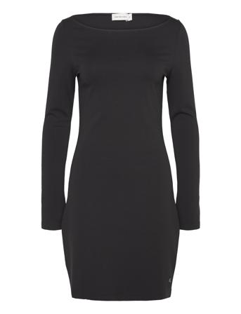 Sculpted Milano Ls Mini Dress Calvin Klein Jeans Black