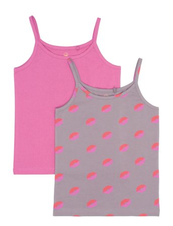 The New Tnthe New Strap Top 2-Pack - Pink - 110/116