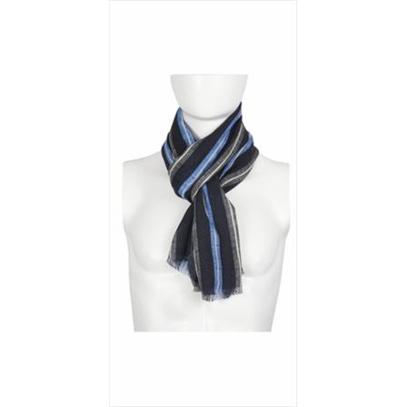 L.b.m. 1911, Winter Scarves Blauw, Heren, Maat:ONE Size