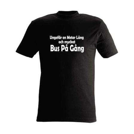 T-shirt Ungefär En Meter Lång Nr 46 Svart 100cl
