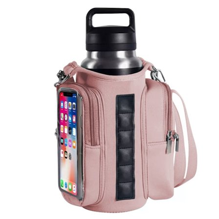 Magnetisk flaskepose Vandtæt Vandring Sport Fitness Crossbody Skulder Magnetisk Vandflaskeholder Slyngetaske