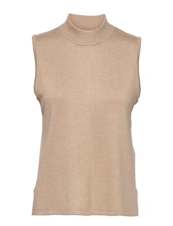 Kakira Astrid Knit Vest Beige Kaffe