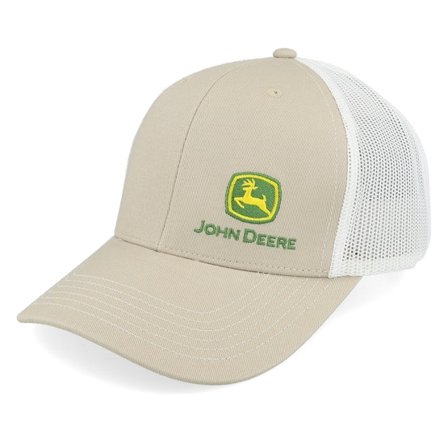 John Deere - Beige trucker Keps - Moline 112 White/Beige Trucker @ Hatstore