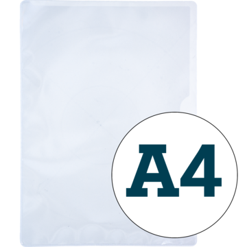 PLASTOMSLAG A4 TRANSP.