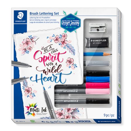 Brush Lettering Set 9 pièces