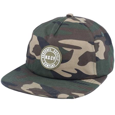 Herschel - Camo snapback Caps - Scout Felt Patch Woodland Camo/Ivy Green Strapback @ Hatstore