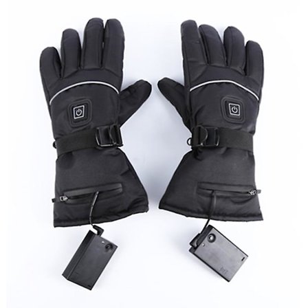 Sähköiset lämmityshanskat Talvi Lämpö Kosketusnäyttö Hanskat Tuulenpitävät Kylmä Sää