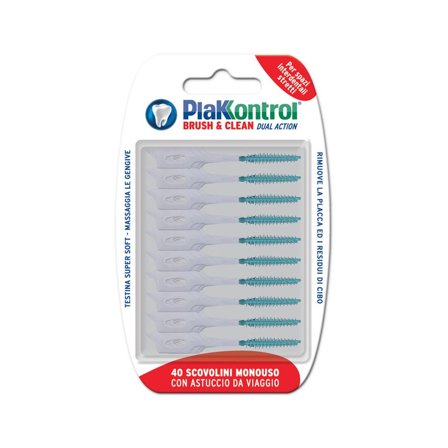 Plakkontrol Brush & Clean Scovolini Spazzi Stretti 40 Pezzi