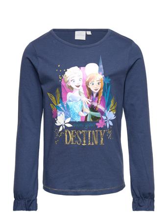 Long-Sleeved T-Shirt T-shirts Long-sleeved T-shirts Tummansiniset Frost