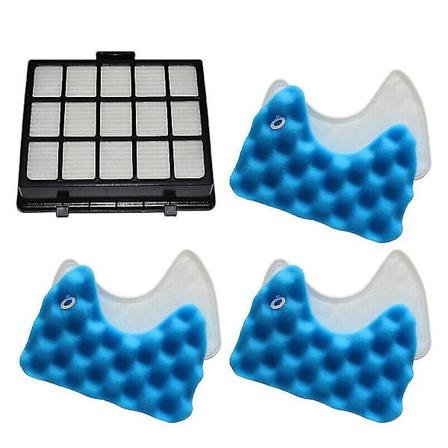 3 Set Svamp + 1 st Filter för Dj97-00492a Sc6520 Sc6530 Ersättning