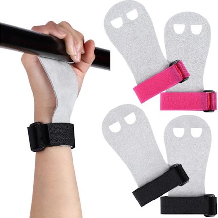 Svart + Rosa 2 Par Gymnastikkhåndtak, Håndtak for Gymnastikk, Gym