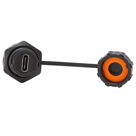 TypeC Uttag Vattentät Kontakt Hona Kort Snäpplås Industriellt Uttag E10TPCBFFF