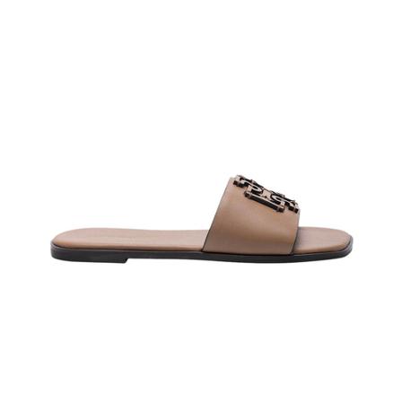 Tory Burch, Ines Slides Brązowy, Kobieta, Rozmiar: 36 EU