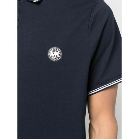 Michael Kors Global Polo T-Shirt Blå, Herre