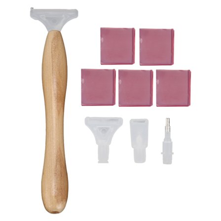 Punktborrpenna Strassmålning Broderi med Lera för Kristallmålning Tillbehör