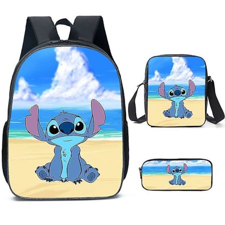 Stitch Rygsæk Sæt skoletaske y