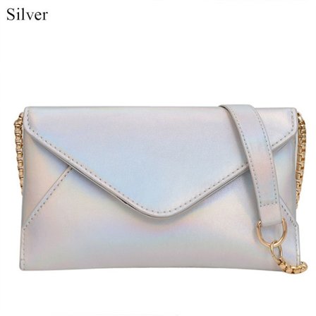 Kveldsskulderveske Crossbody-veske SØLV