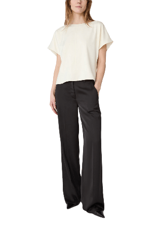 Marville Road The Mia Satin Top T-shirts & toppar Dam Beige 36