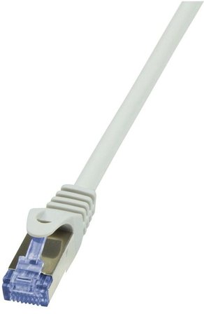 LogiLink - Patchcord Cat.6A 10G S/FTP PIMF PrimeLine 0,50m grey