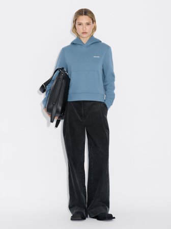 Holzweiler Regular Hoodie - Blue - Women's - Extra Large