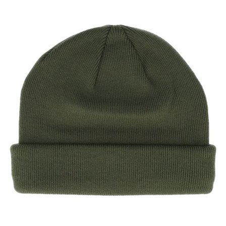 Beechfield - Grön shortbeanie Beanie - Olive Green Recycled Mini Fisherman Short Beanie @ Hatstore