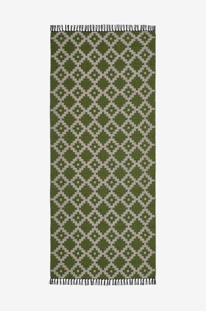 Horredsmattan - Tæppe i plast Leia - Grøn - Plasttæpper - 80X250 - Fra Homeroom