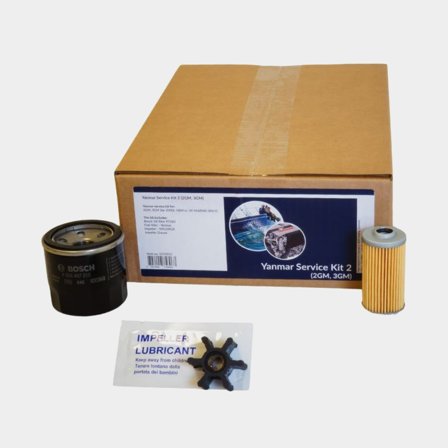 Kit de serviço 104211-42070 / 104211-42071 / 104500-55710 / 119305-35151 / 128270-12540 / 128377-12530 para Yanmar 2GM, 3GM