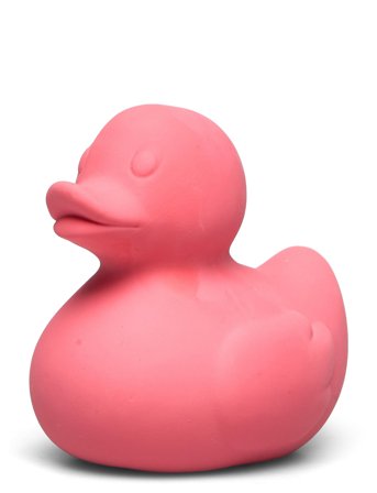 OLI & CAROL Small Duck Monochrome - Pink - 7.7X 6.2X 7.3CM