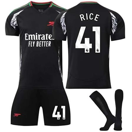 2425 Arsenal udebanetrøje RICE Fodbolddragt med sokker L(175-180cm)